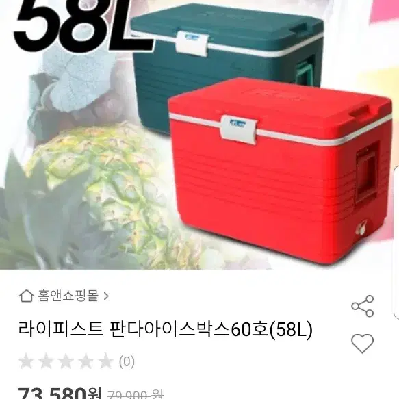 판다 아이스박스 58리터 대용량 캠핑 낚시 양천구