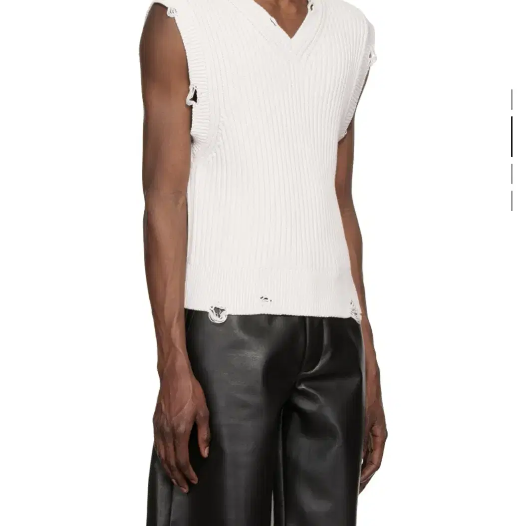 Han Kjobenhavn Off-White Cotton Vest [L]