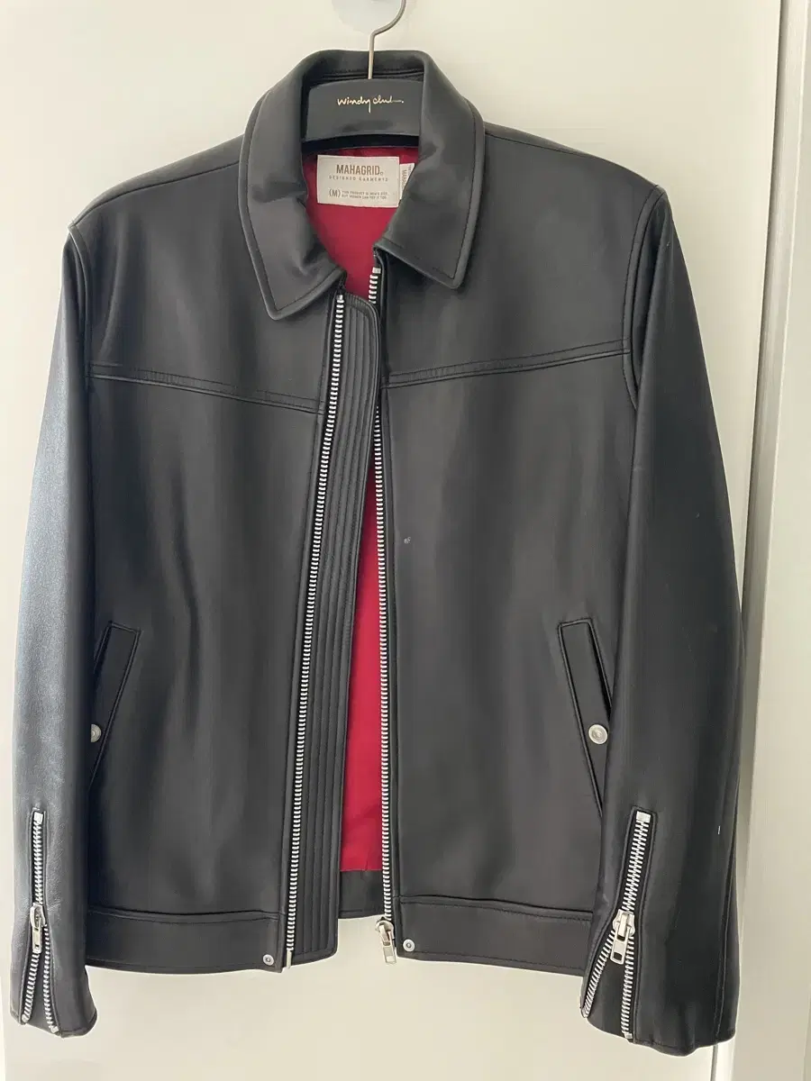 Mahagrid Leather Jacket