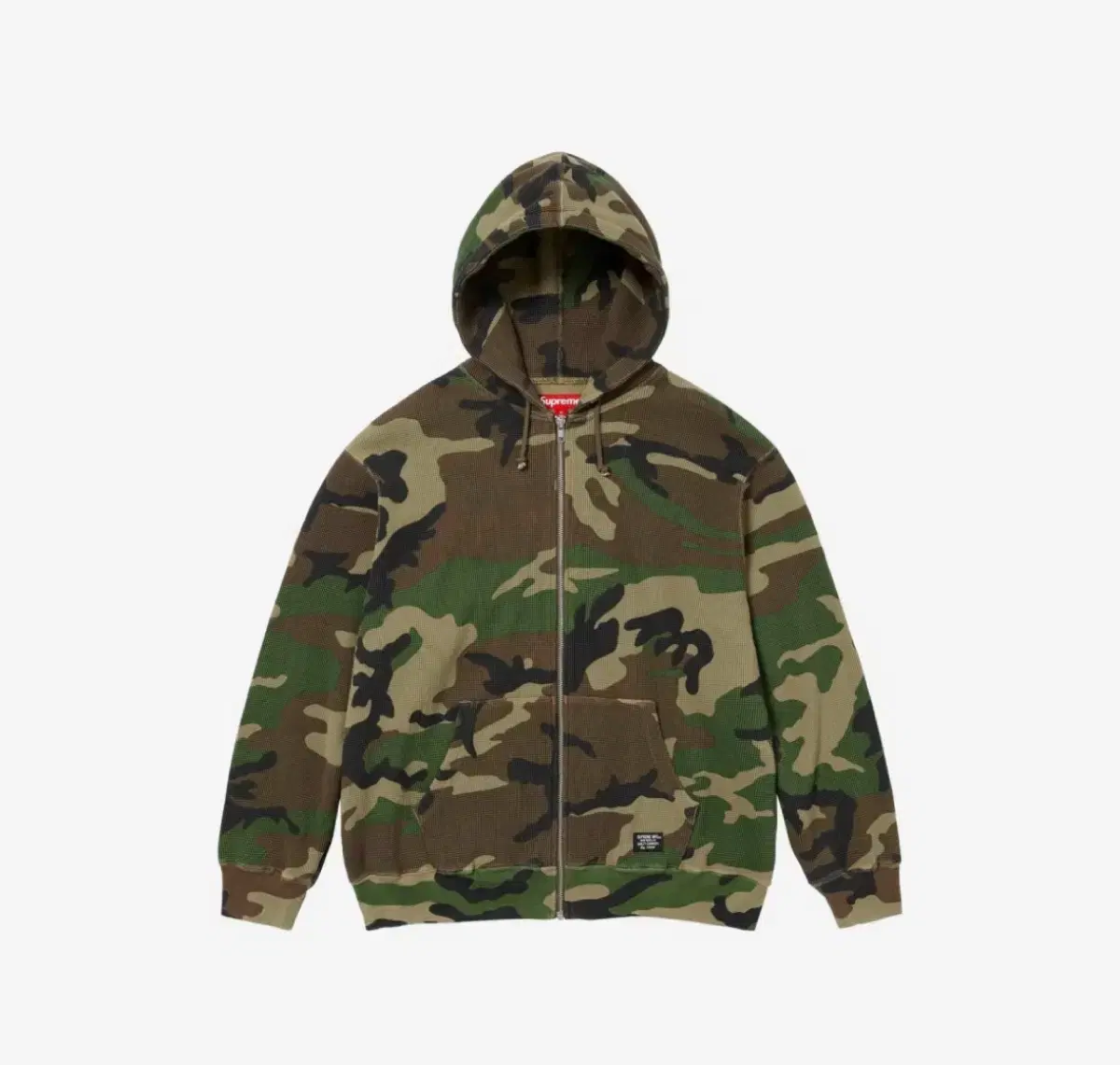 Supreme Thermal Woodland Camo Hoodie Zip Up