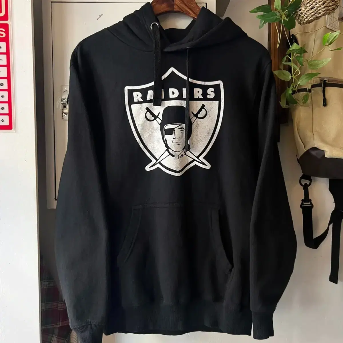 [S]NFL RAIDERS 프린팅 후드 티셔츠