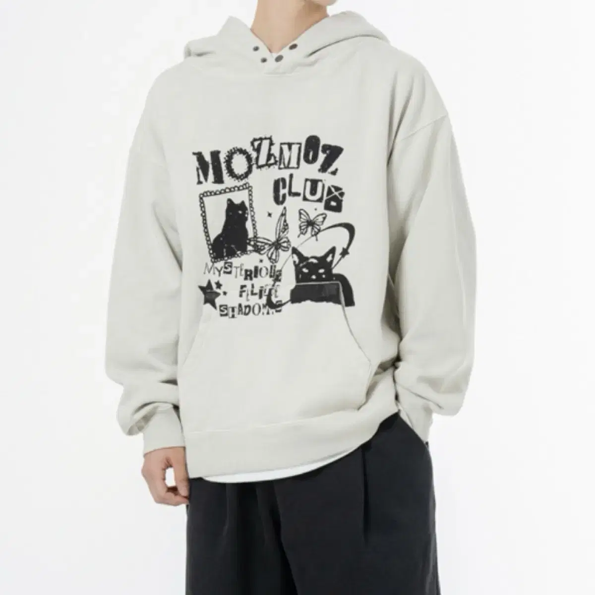 [mozmoz] pigmented brushed overfit hoodieRegular price 85,000 won