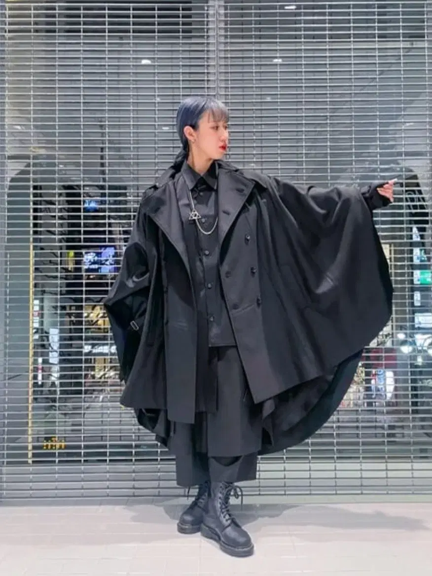 Yoji Yamamoto Ground Y Cape Cloak