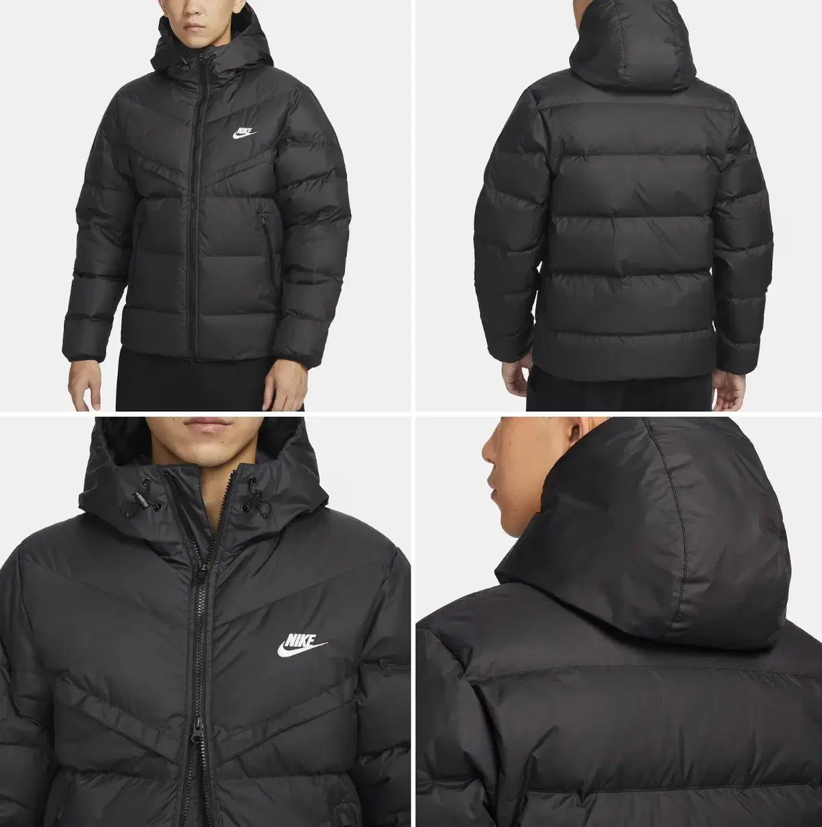 (Like New) Nike Storm Fit Windrunner Duck Down Padded Black L