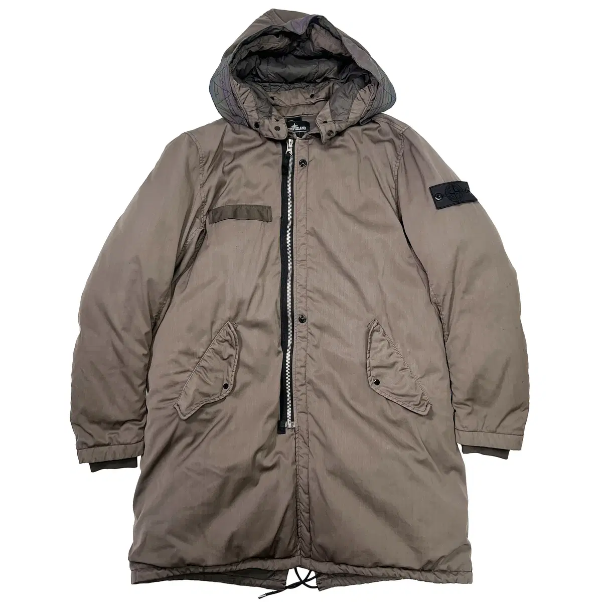 Stone Island ShadowProject Scarabeo Fishtail Parka Steel Gray (M)