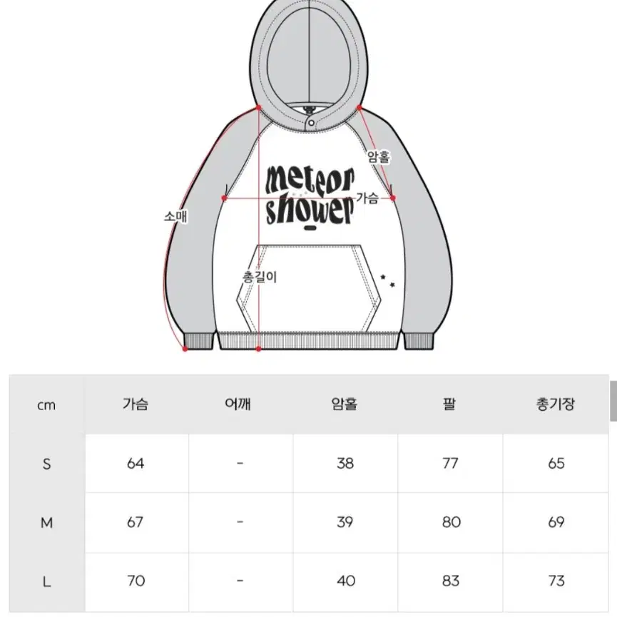 할인) 더블유브이프로젝트 메테오 후드티