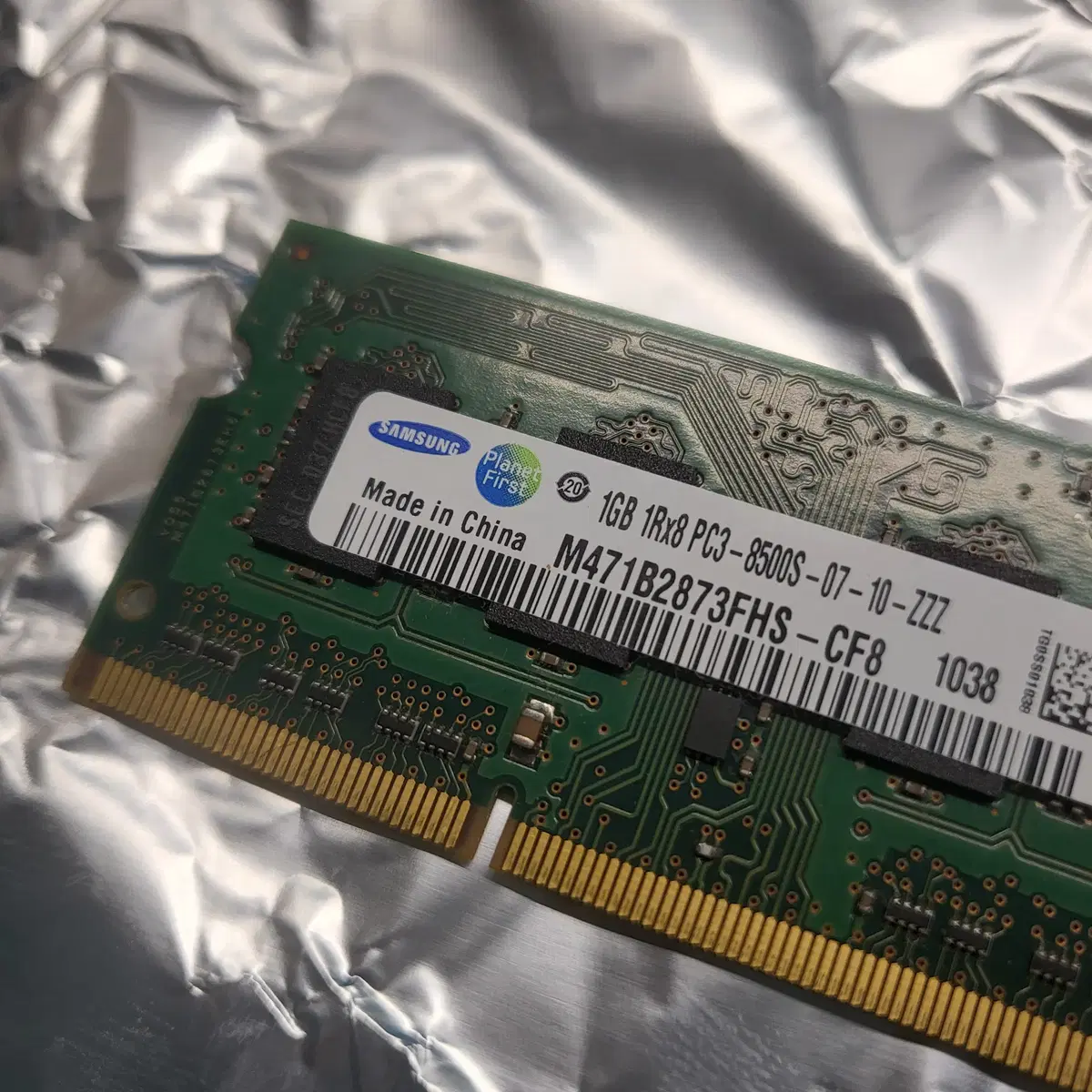 삼성전자 노트북 램 DDR3 1GB 1Rx8 8500S 1개(택포) 6천