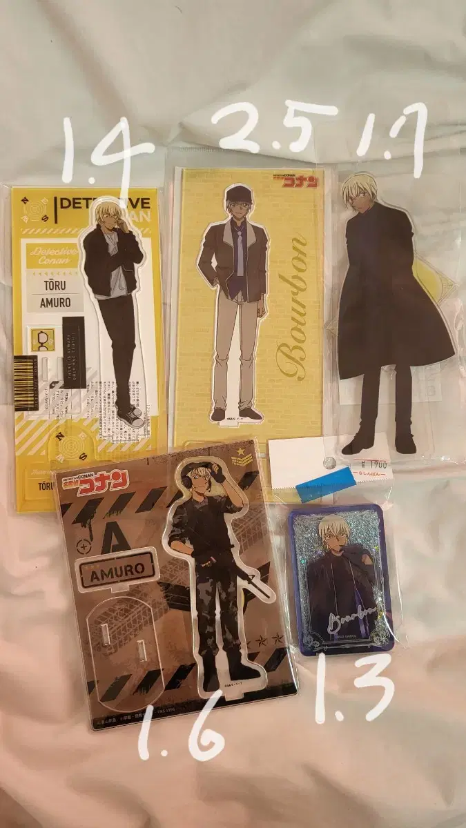 Detective Conan Furuya lay amuro tooru acrylic stand korota soldier black iron eeyoung