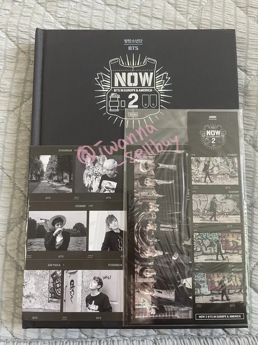 bts 방탄소년단 now2 나우2 dvd 풀셋 양도 책갈피 지민 wts