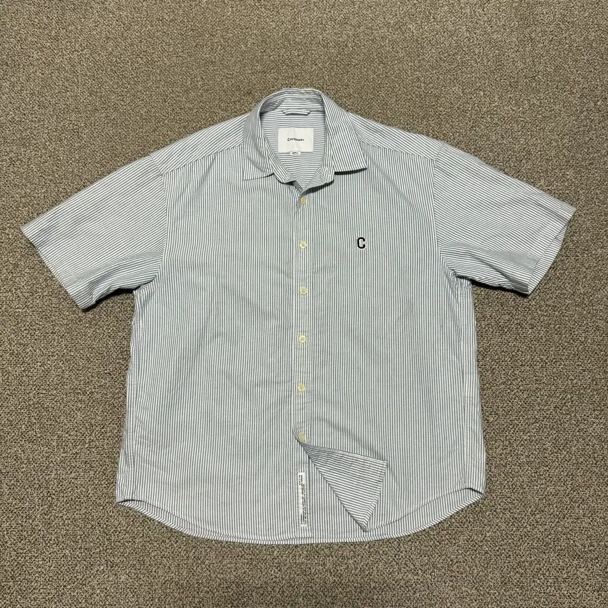 S Coverall Stripe Short Sleeve Shirt