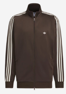 Adidas Originals Track Jacket Xen Gender Neutral Dark Brown Wonder White