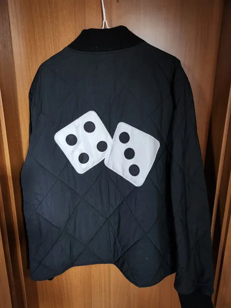 [L]Stussy Dice Quilted Liner Jacket