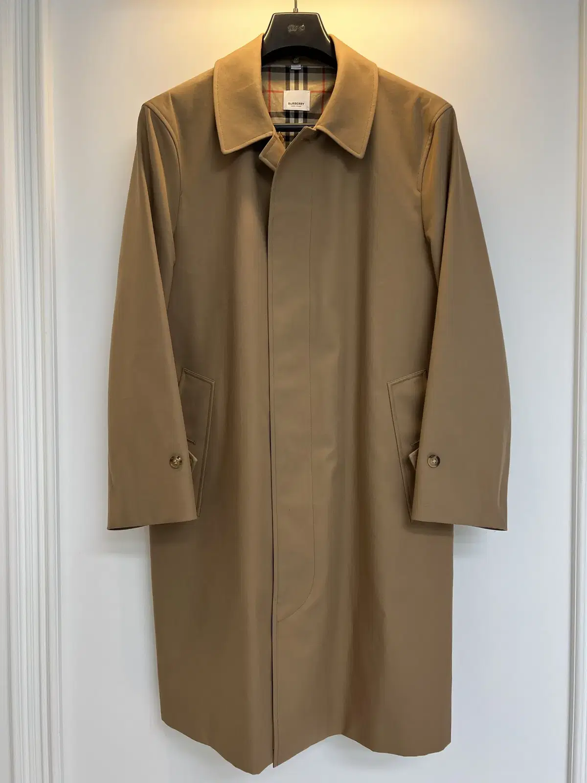 Burberry Cotton Pimlico Fit Car Coat 50