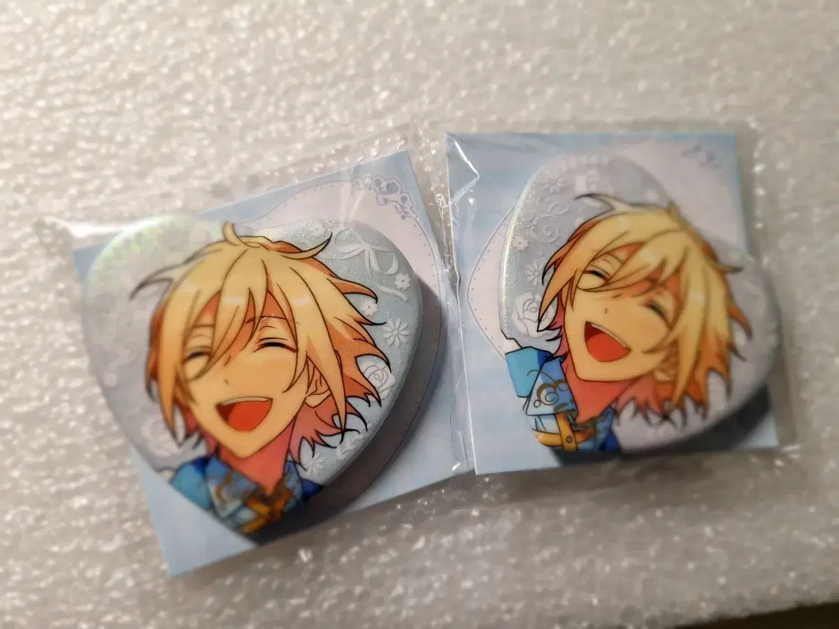 I'm selling 2 Angsta Midsta H. Pledge Heart Can Badges