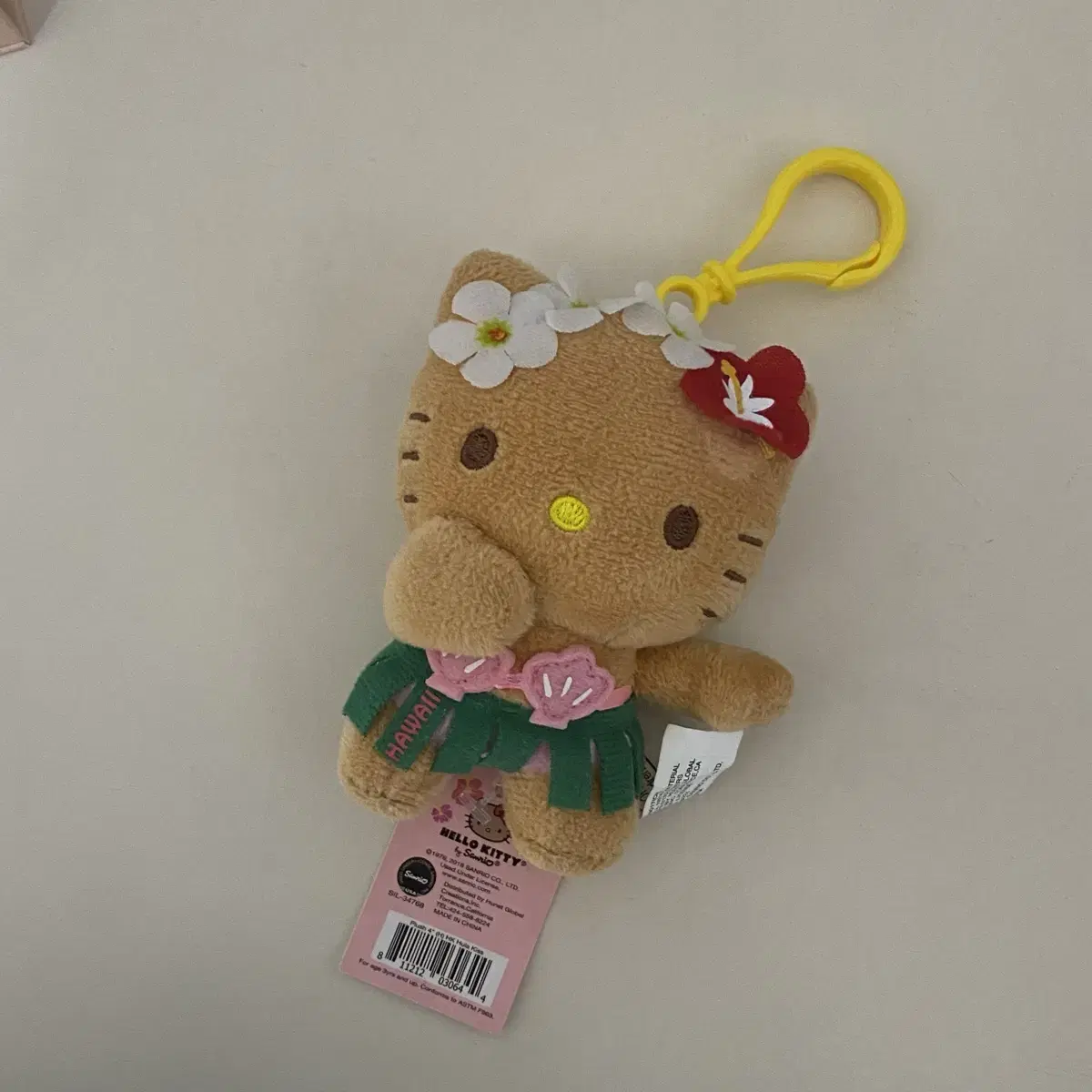 (Genuine) Tanning Kitty keyring Hawaiian Kitty Hula Kitty Hello Kitty