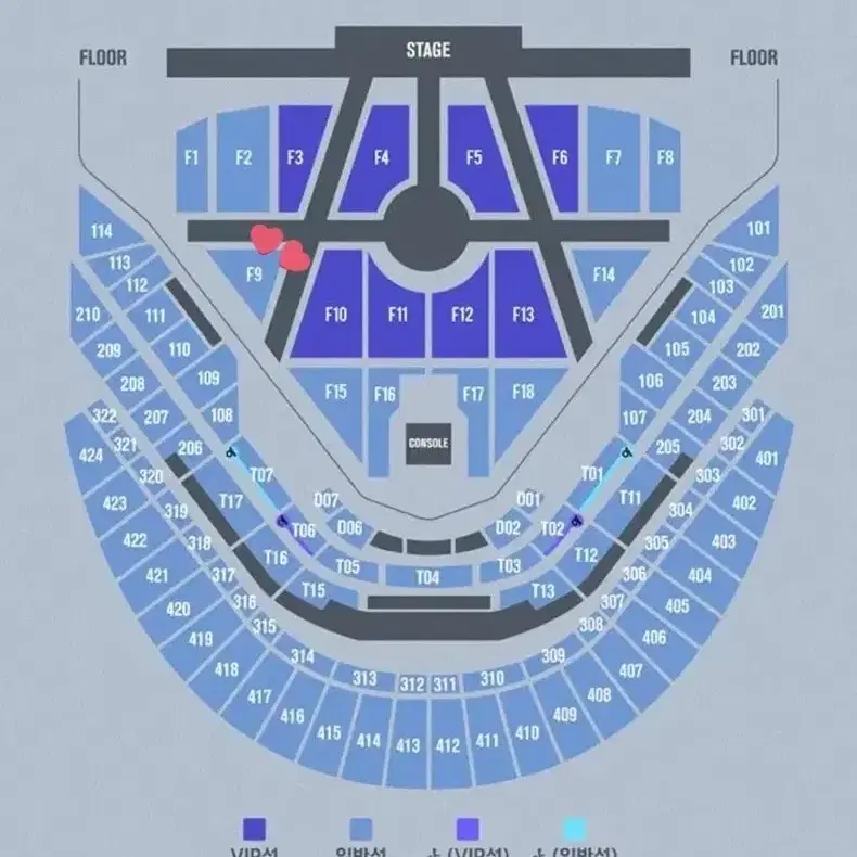 11/29 드림쇼 첫콘 F9 3열 극오블 티켓 양도