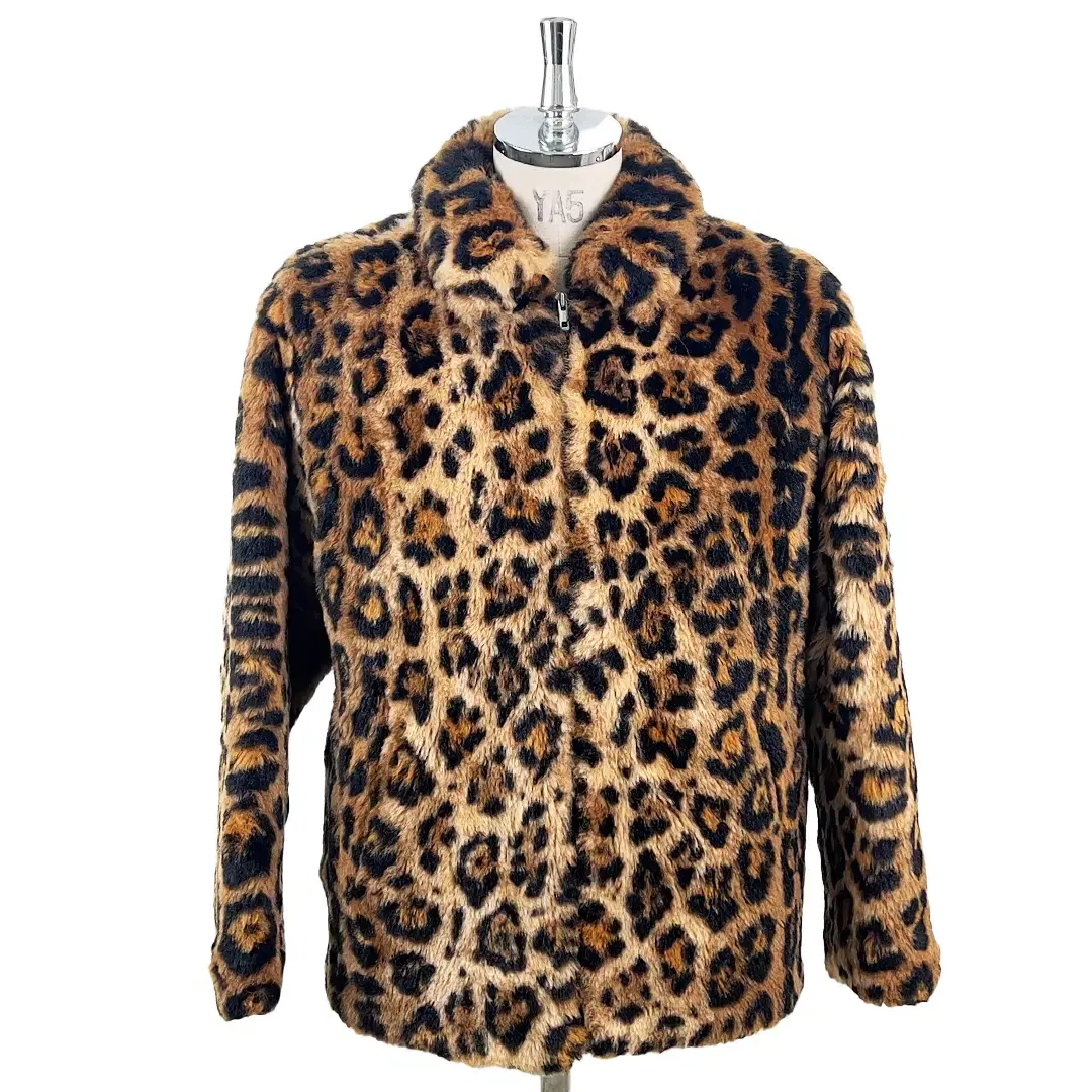 WACKO MARIA LEOPARD FUR JACKET