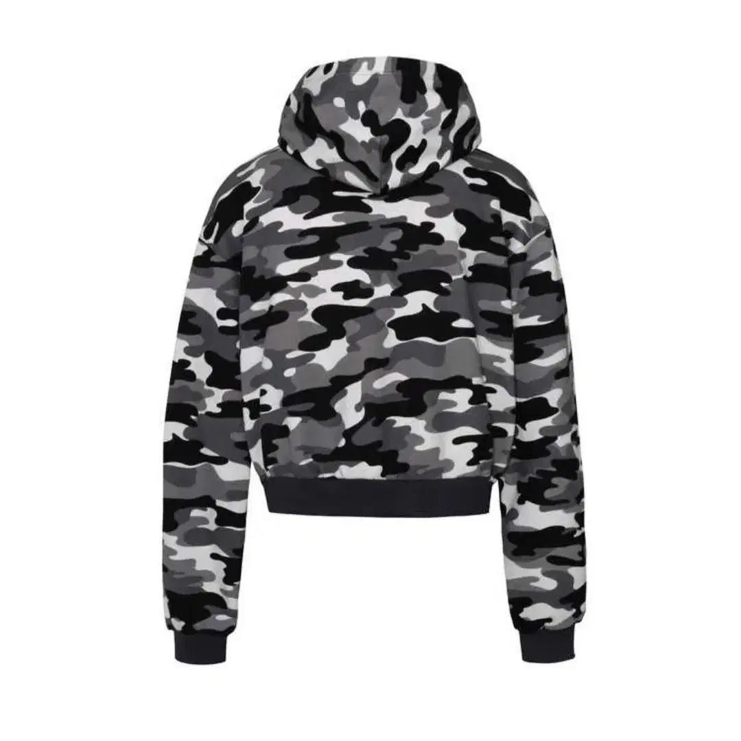 [L] mjd 카모 camo 크롭 후드집업