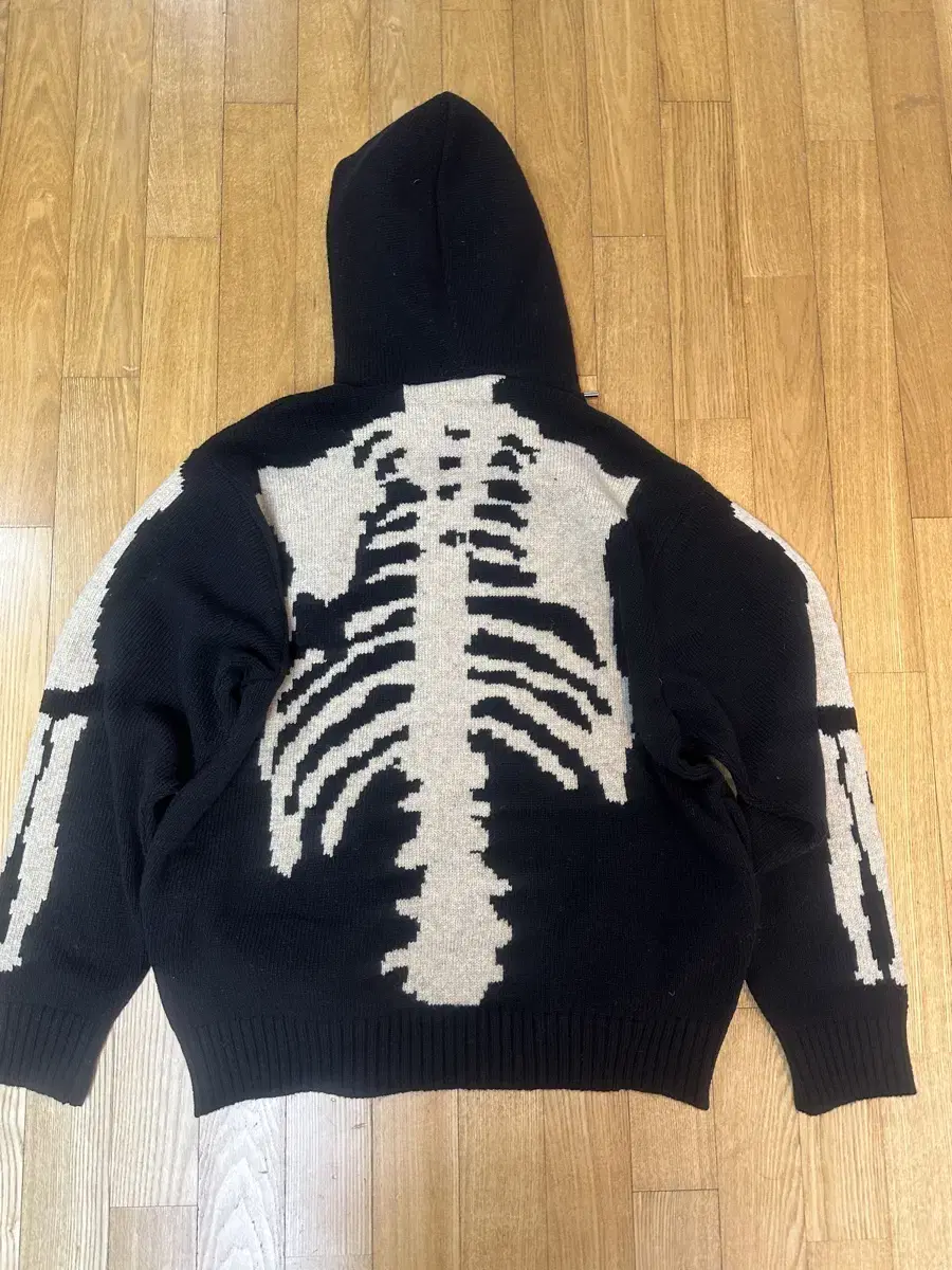 Capital Bone Knit Hoodie Black Size 1 New in Sapporo