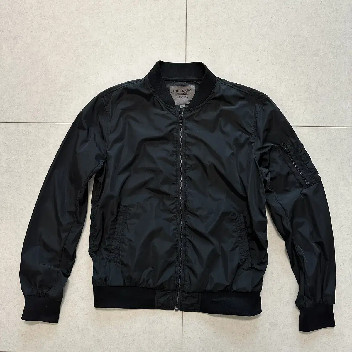 [size 95] Giordano Aviation Jumper Black