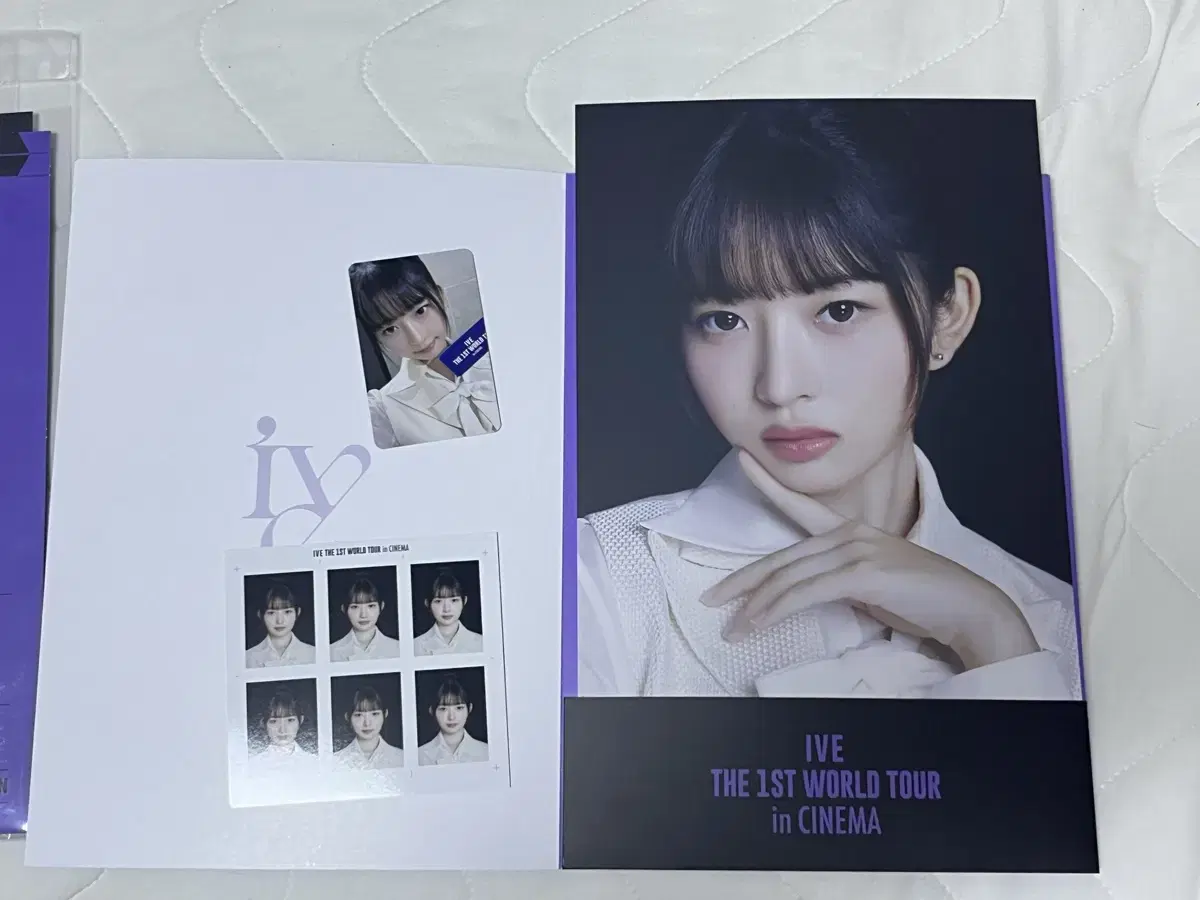 ive cinema poster certified photocard set