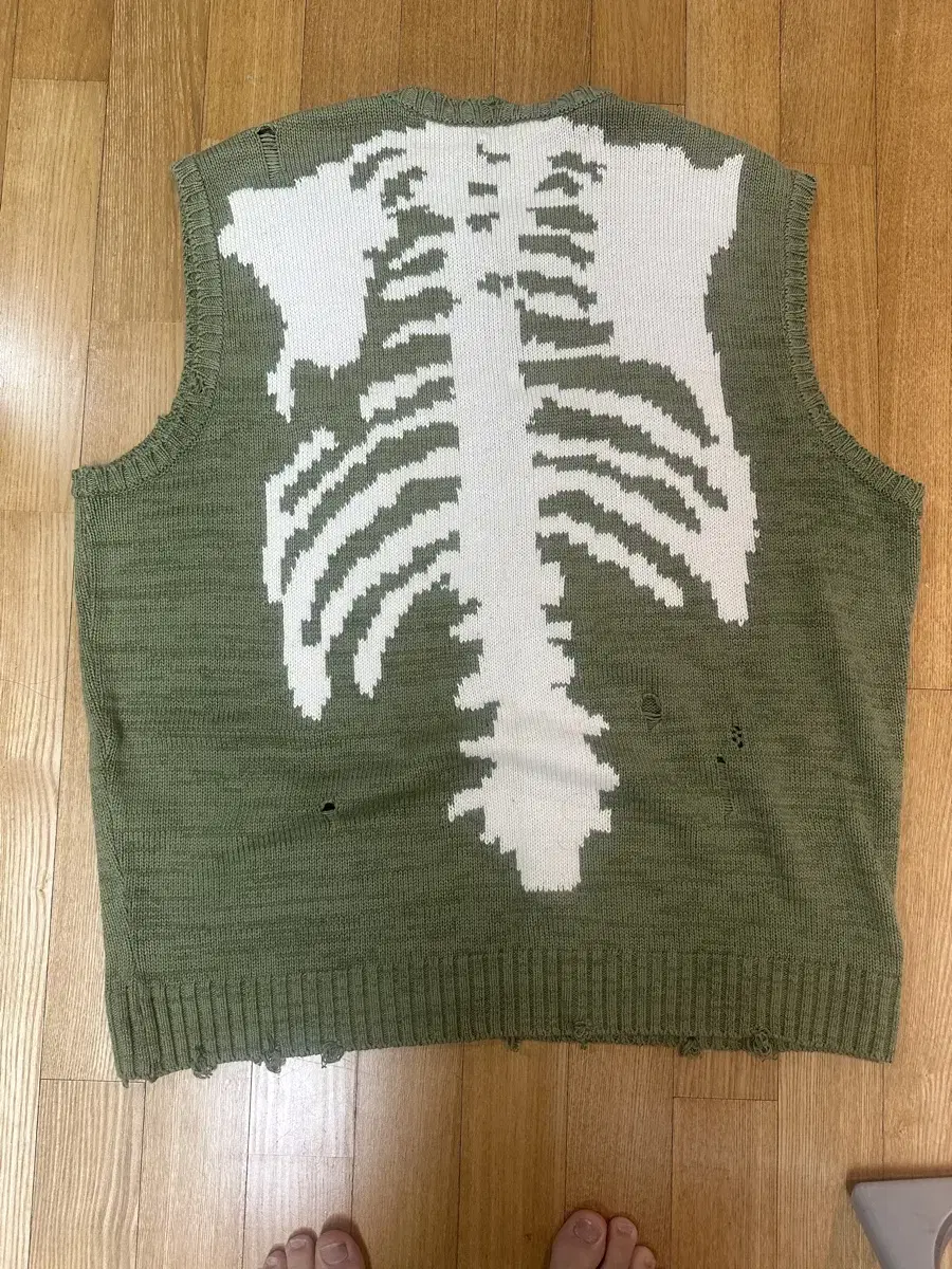 Capital Bone Knit Vest 3-Size Green