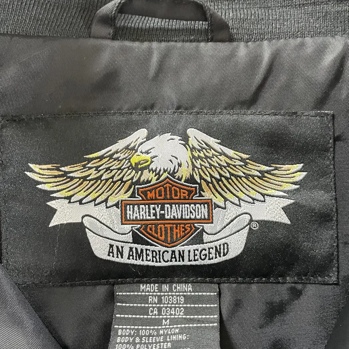 Harley Davidson 할리데이비슨 나일론 봄버 자켓 M