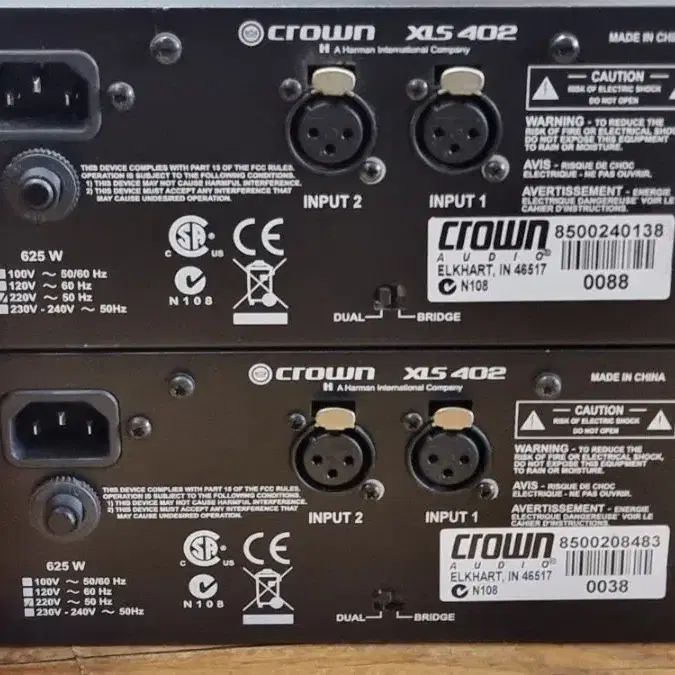 파워앰프중고 Crown XLS 402