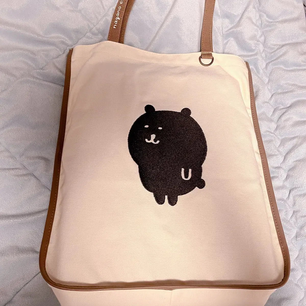 Black Joke Bear Eco Bag