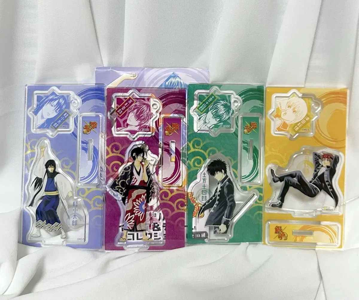 Gintama Jumpfesta Katsura Takasugi Shinsuke Hijikata Sogo Figure acrylic Keyring