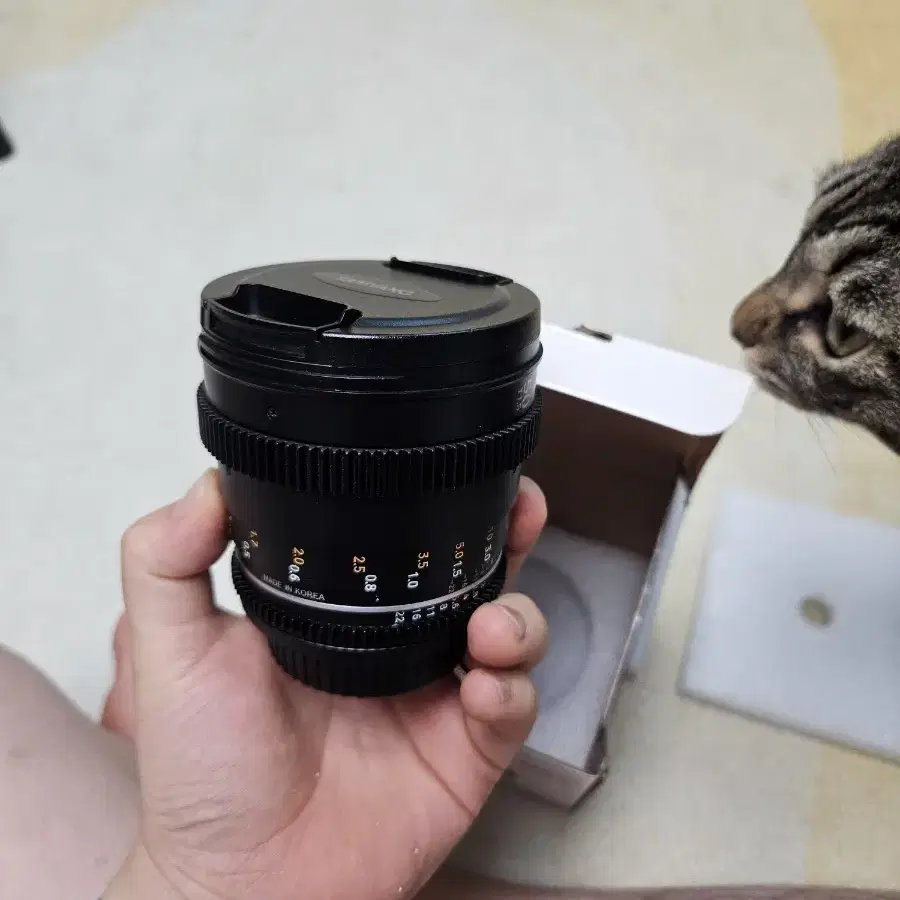 vdslr 50mm t1.5 mk2 삼양 50mm 렌즈 캐논마운트