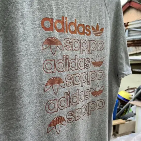 [2XL]아디다스 유광 파이어버드 반팔티셔츠 Adidas