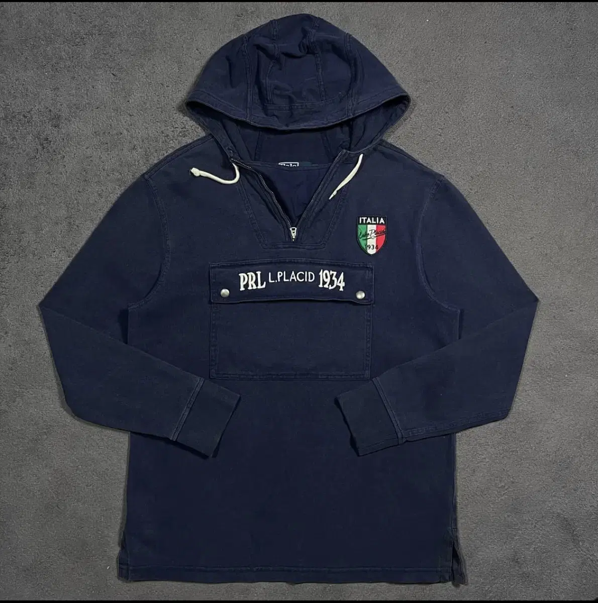 90s Polo Vahn Zip-Up Hoodie L