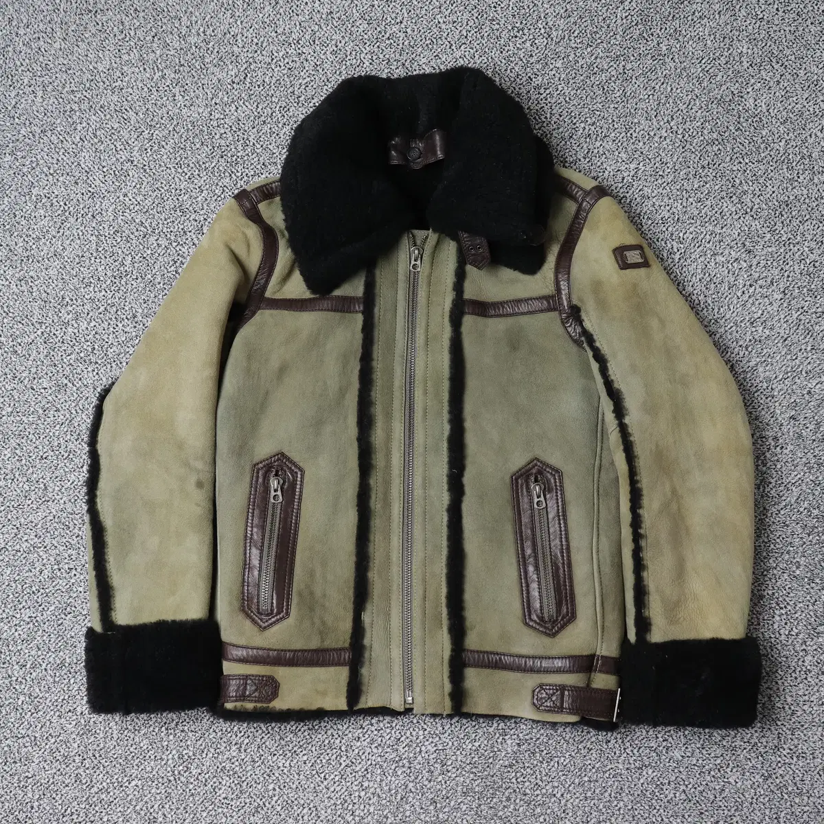 [Diesel Sheepskin Mustang Jacket (M)