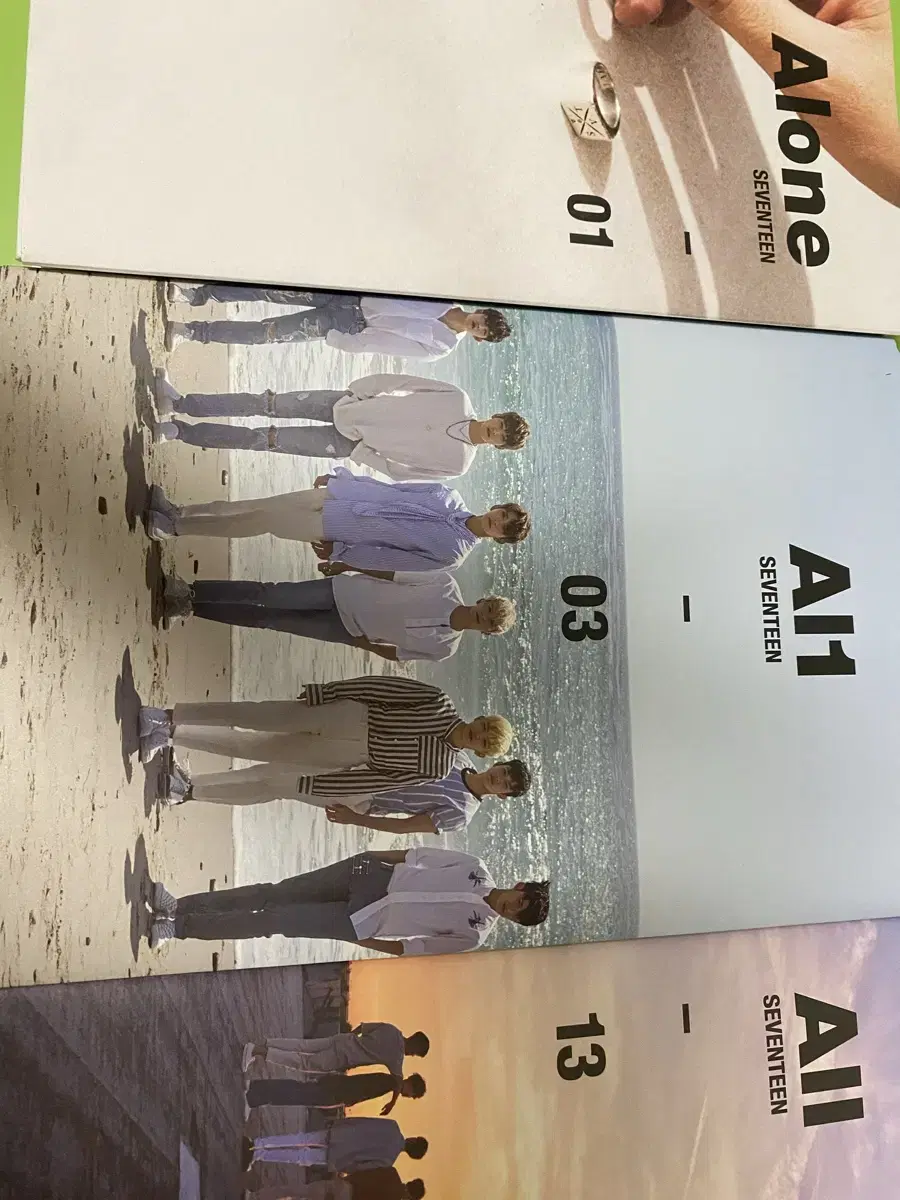 SEVENTEEN I don't want to cry mini 4집 preorder poster photocard wonwoo hoshi Seungkwan