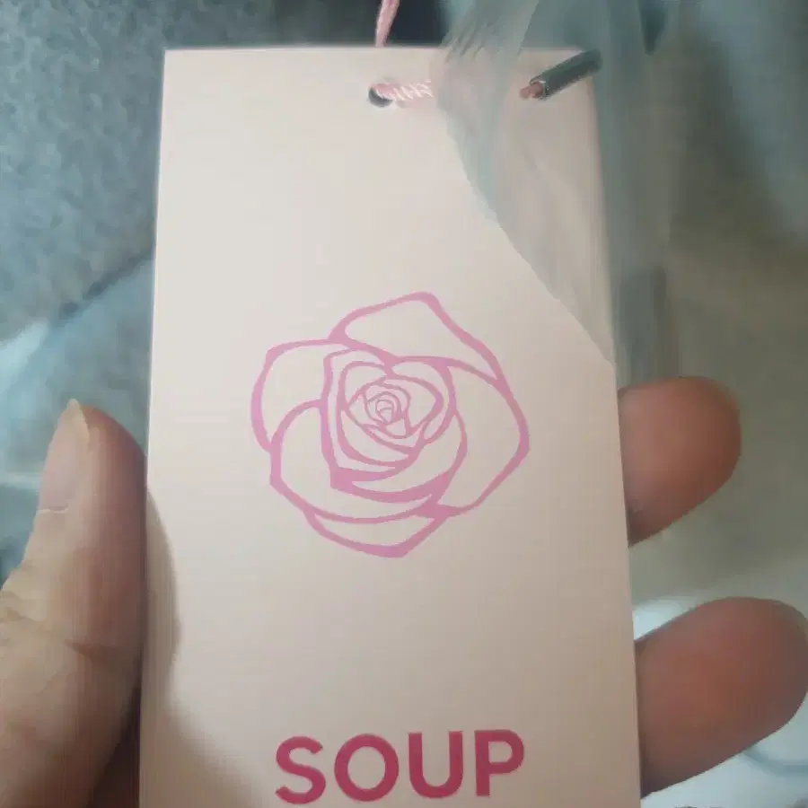 soup 여성 그레이 더블코트