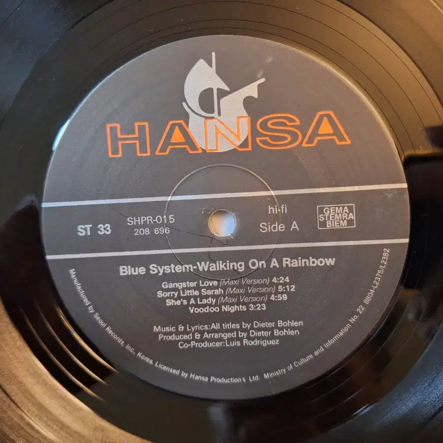 Blue System - Walking on a rainbow LP