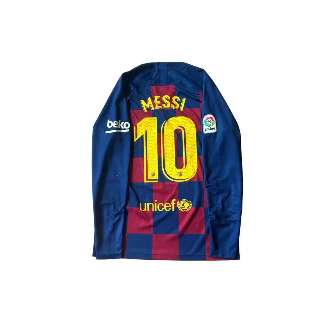 Nike 19 20 Barcelona Home Messi Shirt