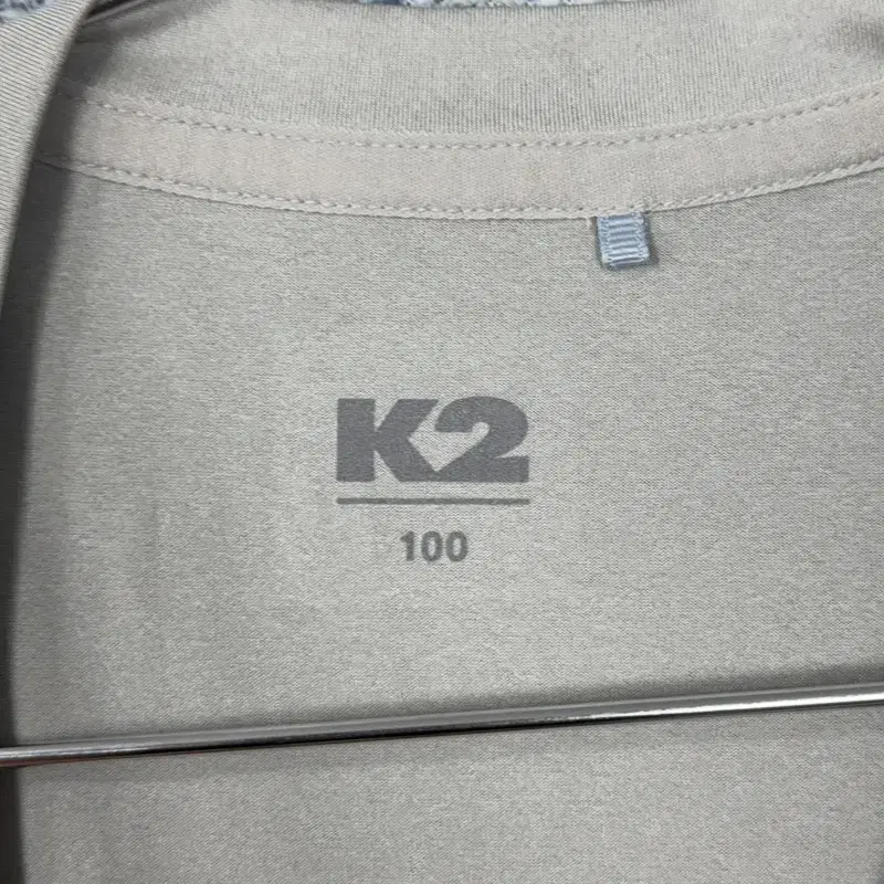 K2 베이지 기능성 반팔티 100