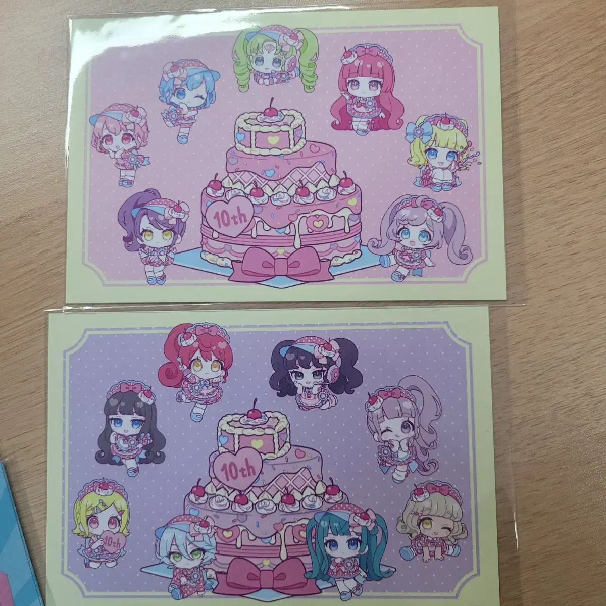 10th Anniversary Cake for Pripara EEO pre-order benefit postcard Sell Onda