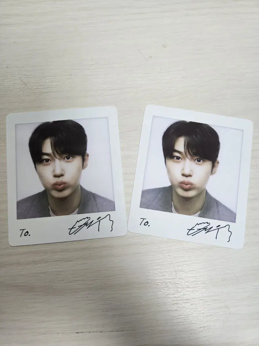 Wooseok Byun polaroid photocard WTS