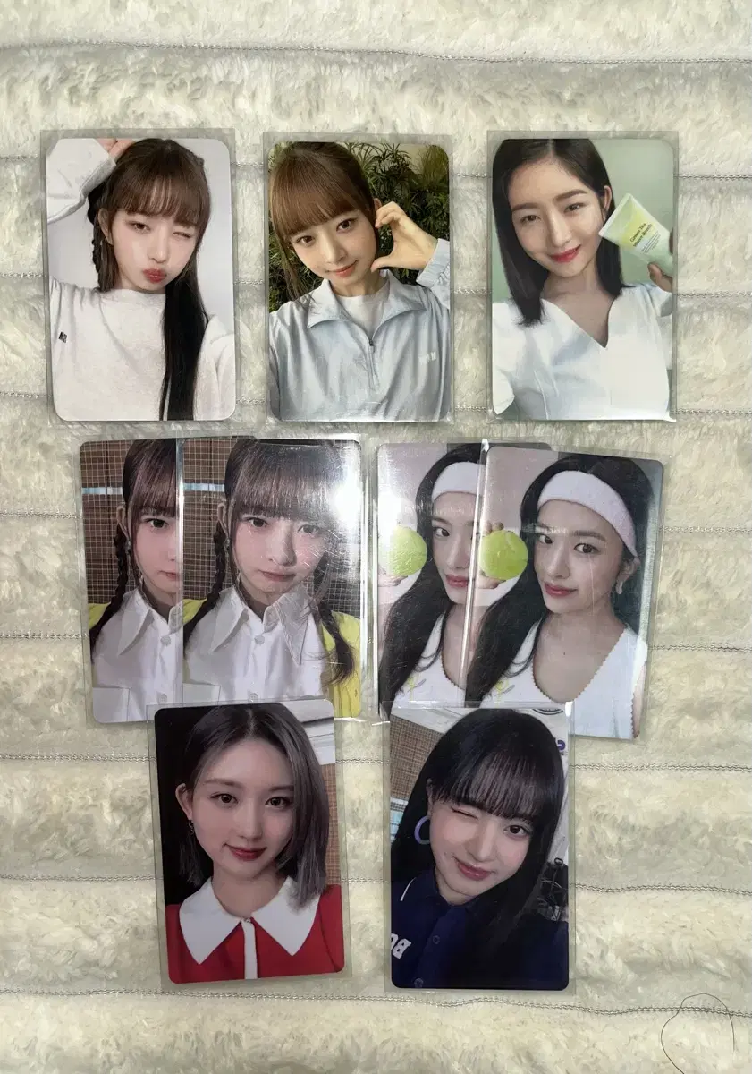 [sold] ive papa johns bonajour fcmm photocards lay lay gaeul yujin