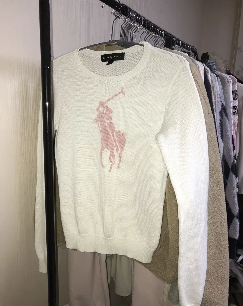 Polo Captain's Pink Pony Round Knit