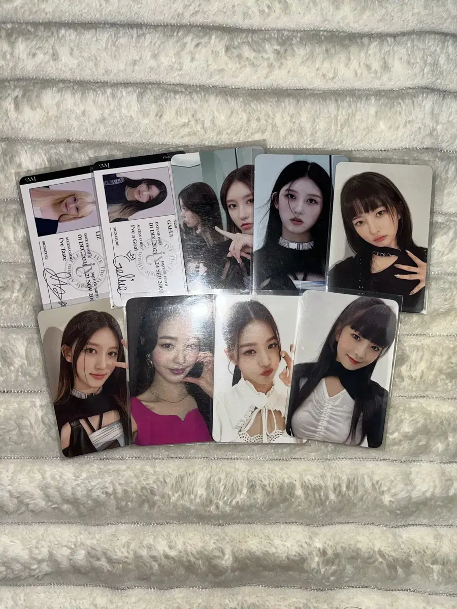 [sell] ive eleven id card photocard lay wonyoung gaeul