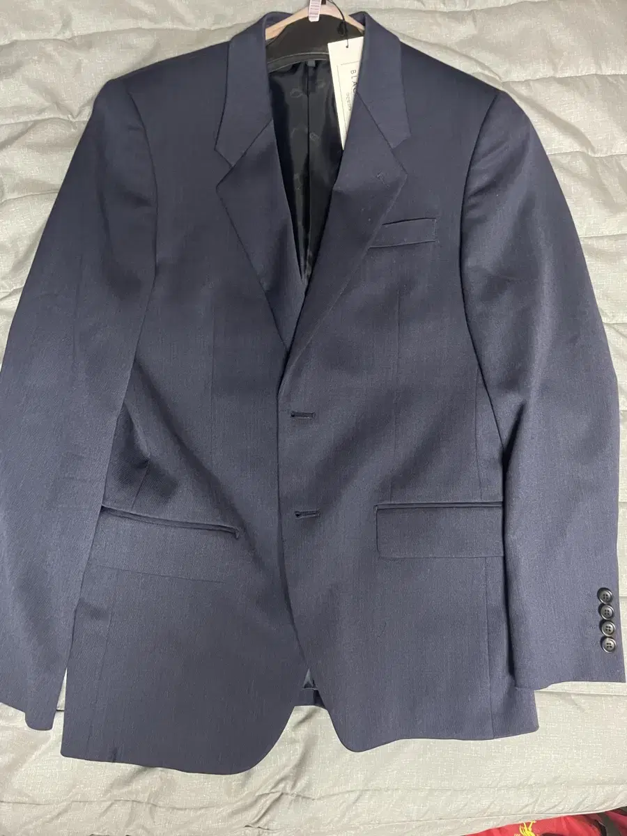 Custom mellow navy suit set for sale