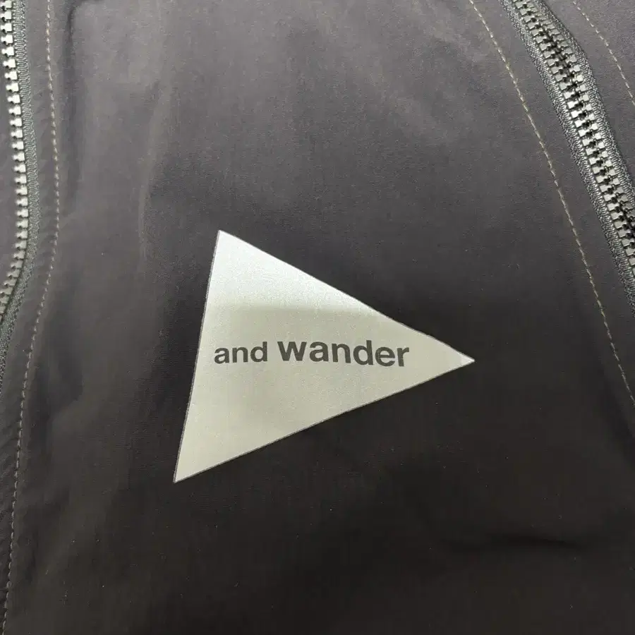 앤드원더 and wander 나일론 자켓