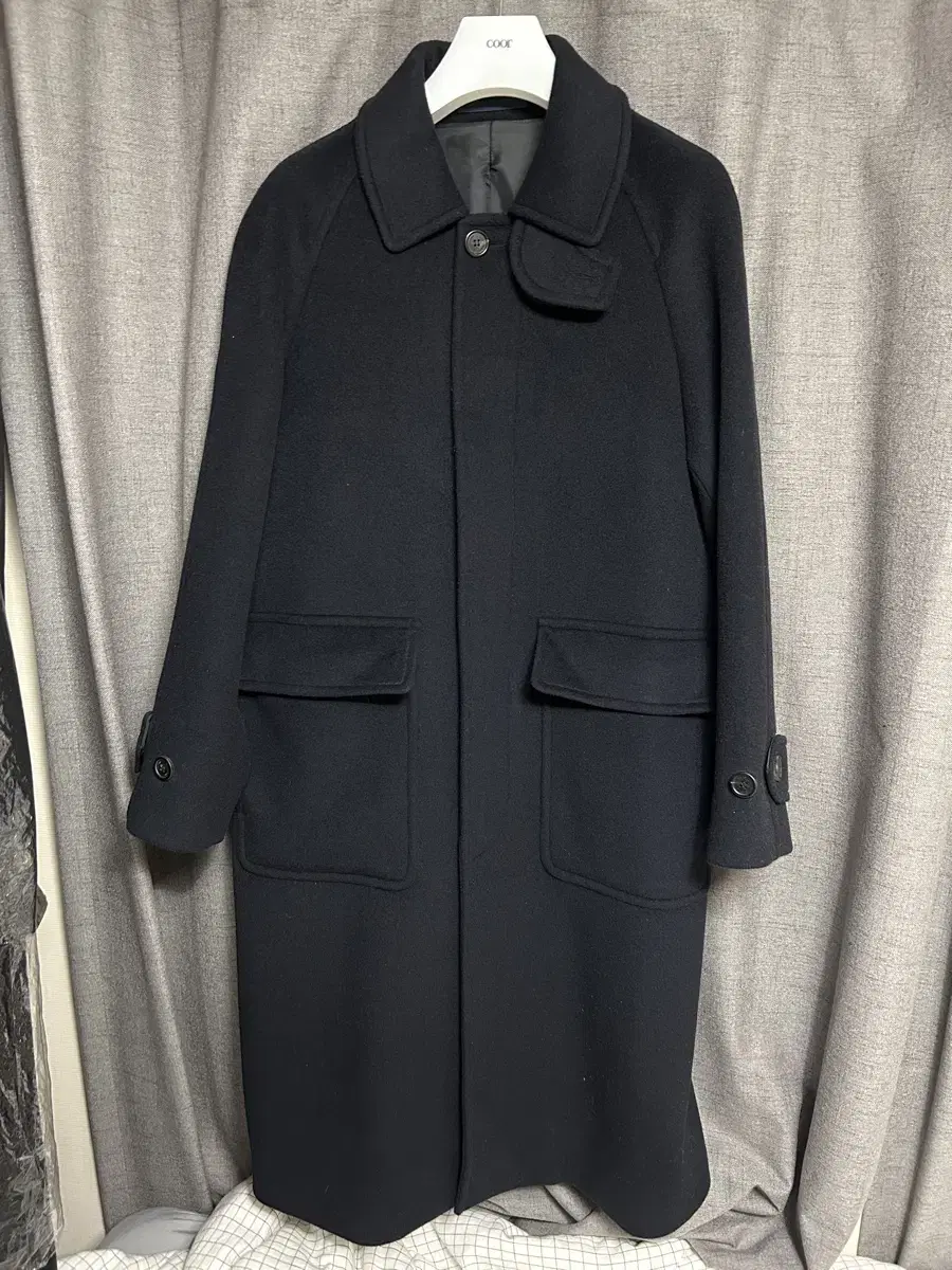 Viva Studio Balmacan Coat Navy