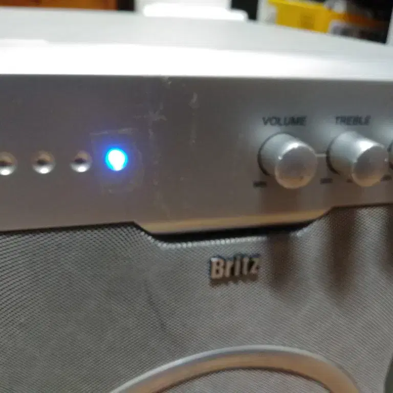 Britz BR-2100 앰프내장 스피커 골동품 강력한우퍼