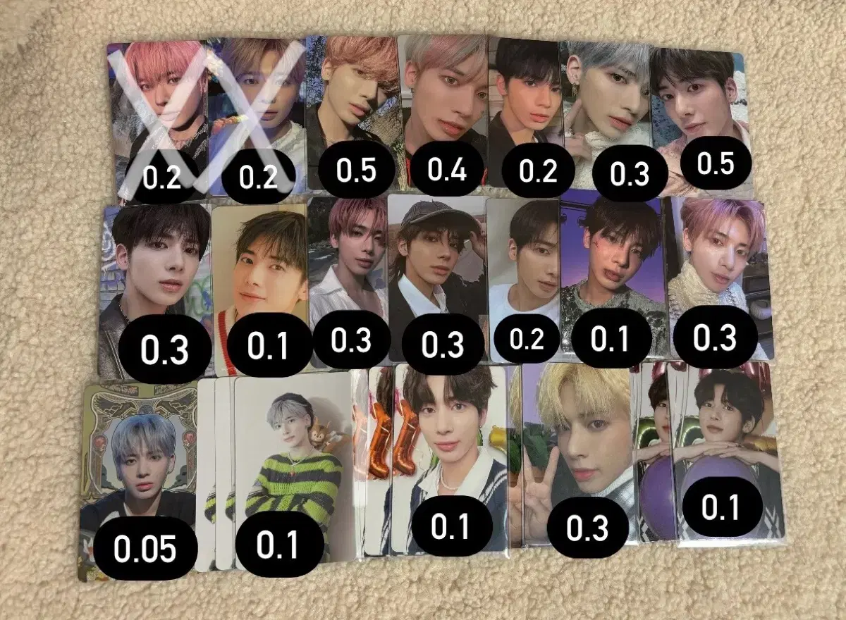 txt kang taehyun photocard