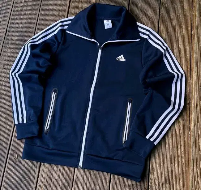 Adidas Navy Track Top Jersey Jersey Zip Up 95/M